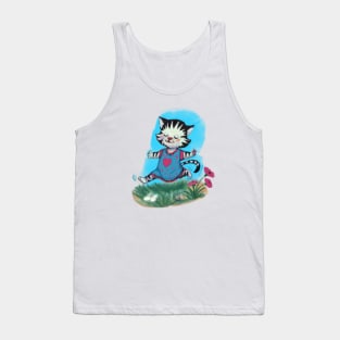 Happy kitten Tank Top